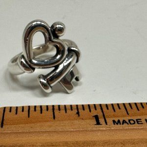 James Avery Key to my Heart ring size 8
